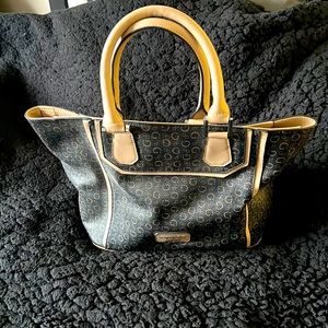 Black and beige Guess bag